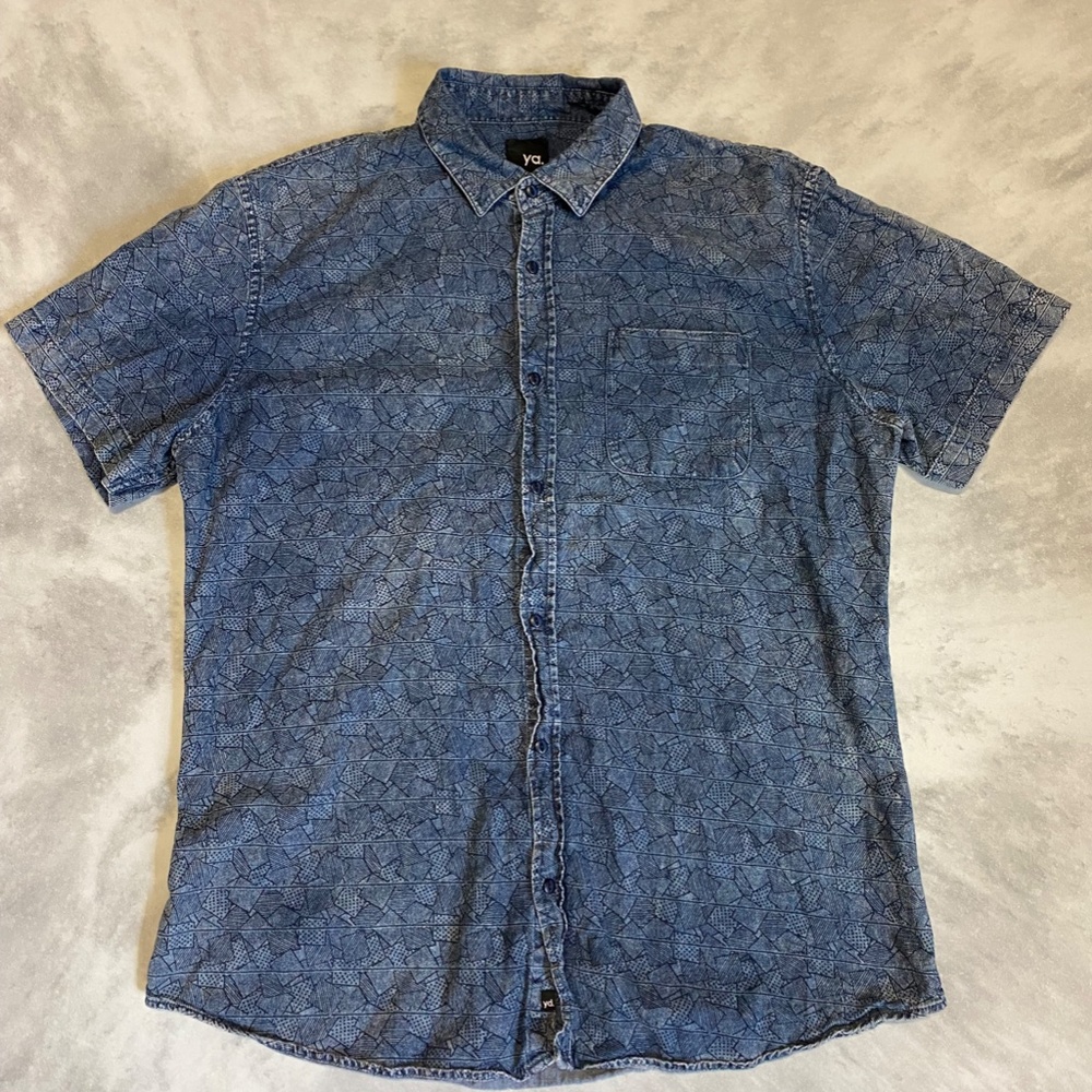 YD Short Sleeve Button Up